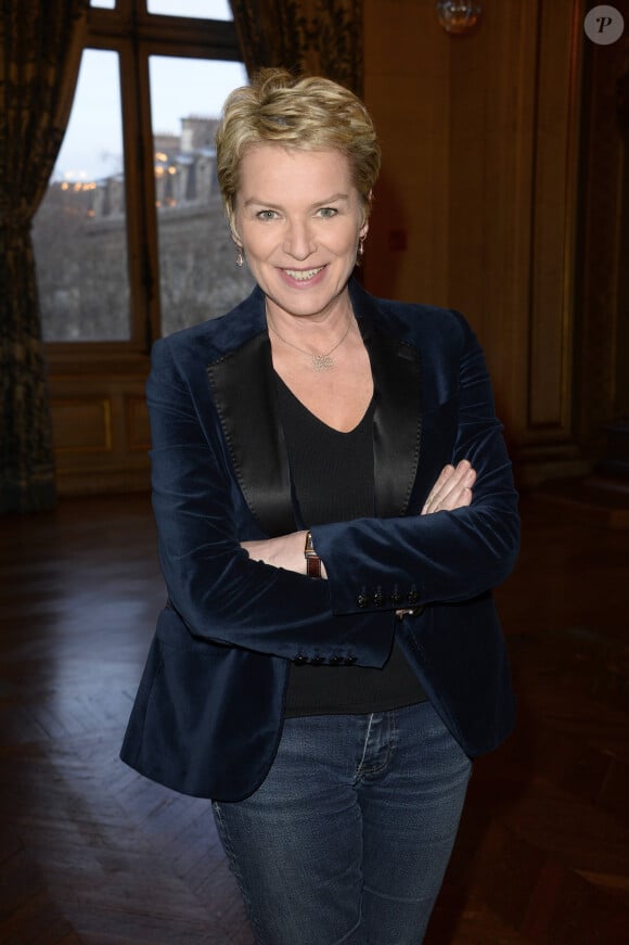Elise Lucet - Soirée des 19e Lauriers de la Radio et de la Télévision à l'Hôtel de Ville de Paris, le 17 février 2014. 
