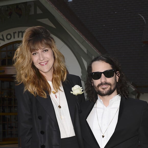 Daphné Bürki et Gunther Love (Sylvain Quimène) - Inauguration de l'hôtel Barrière Le Normandy à Deauville, le 18 juin 2016. © Coadic Guirec/Bestimage