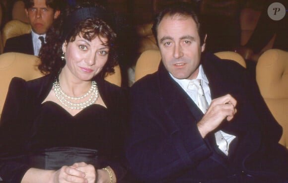 Michel Delpech et sa femme Geneviève en mars 1986 