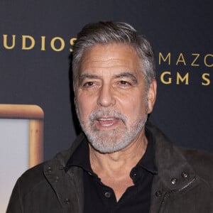 George Clooney - People à la projection du film "The Boys in the Boat" au Musée d'Art Moderne à New York. Le 13 décembre 2023