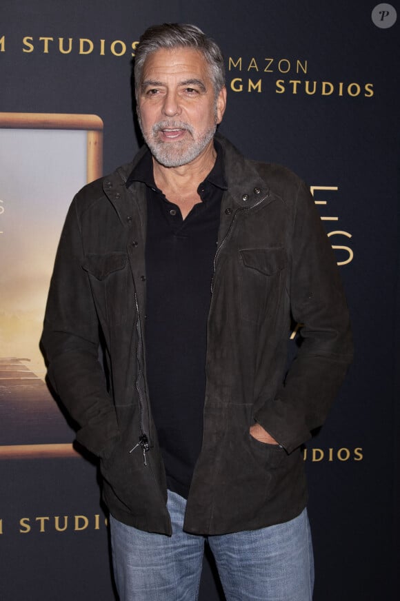 George Clooney - People à la projection du film "The Boys in the Boat" au Musée d'Art Moderne à New York. Le 13 décembre 2023