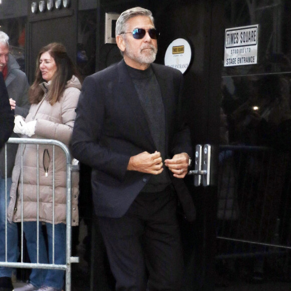 George Clooney pour l'émission "Good Morning America" à New York