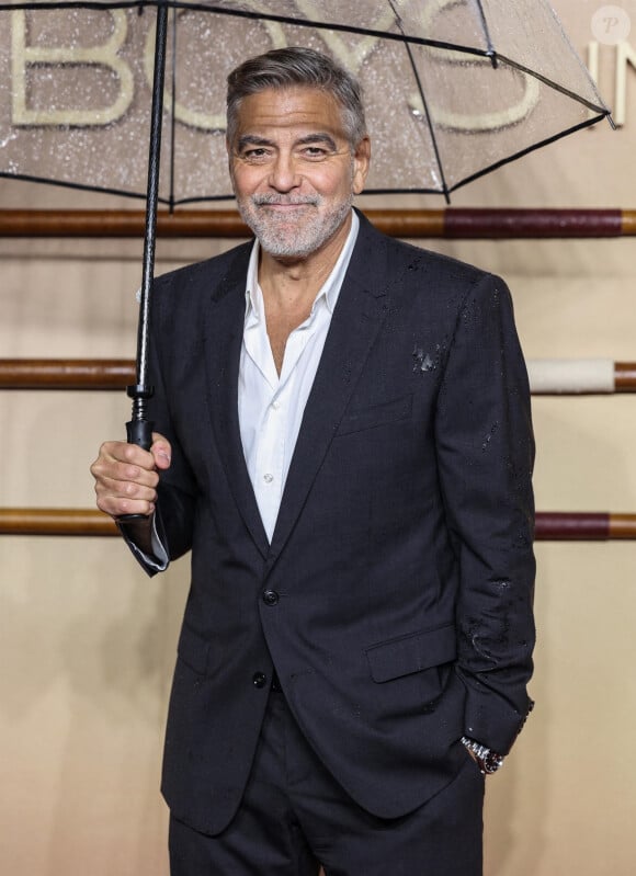 George Clooney, première de "The Boys in the Boat" à Londres