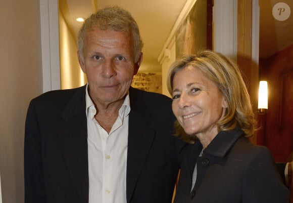 Patrick Poivre d'Arvor et Claire Chazal - Dernière de la pièce " Garde Alternée" avec PPDA au Théâtre de la Gaîté Montparnasse à Paris le 4 juin 2016. © Coadic Guirec / Bestimage  