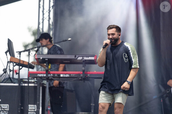 Kendji Girac en concert lors du Festival "Paris Paradis" au parc de la Villette à Paris le 10 septembre 2023. © Pierre Perusseau/Bestimage