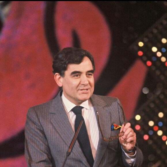 Bernard Pivot lors de la soirée des 7 d'Or en 1986.