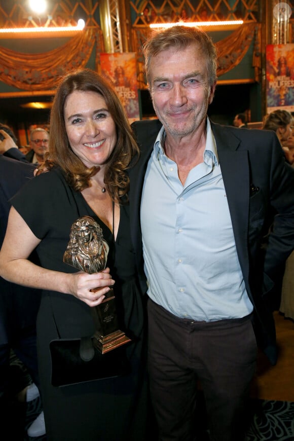 Adriana Santini et Philippe Caroit - 35ème cérémonie des Molières aux Folies Bergère à Paris, France, le 6 Mai 2024. © Bertrand Rindoff / Bestimage