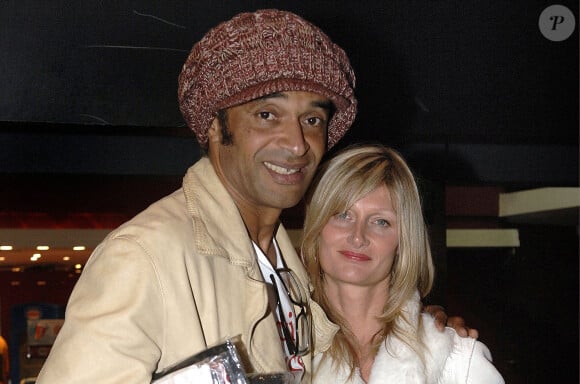 Yannick Noah et son épouse Isabelle Camus assistent à la première de 'C'est beau une ville la nuit', à l'UGC Les Halles à Paris, France, le 07 novembre 2006. Photo par Giancarlo Gorassini/ABACAPRESS.COM