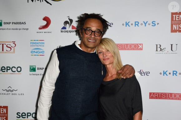 Yannick Noah, Isabelle Camus assistent au gala de l'association Fete Le Mur de Yannick Noah a Paris, France le 9 novembre 2016. Photo by Alban Wyters/ABACAPRESS.COM