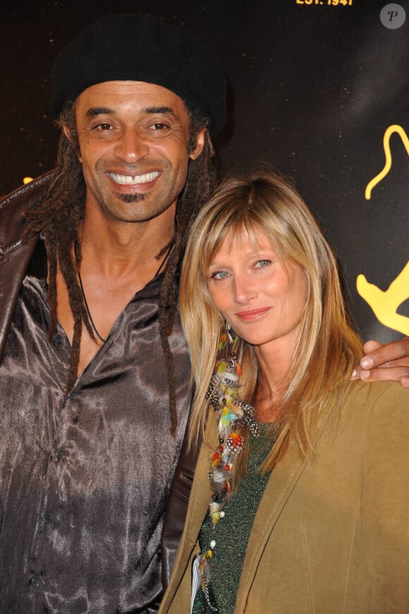 Après ses deux premiers mariages, Yannick Noah a rencontré Isabelle Camus.
Yannick Noah et Isabelle Camus à la soirée 'Fall in Love with NY' organisée par Coach à la Villa Emergie à Paris, France, le 14 octobre 2010. Photo Thierry Orban/ABACAPRESS.COM