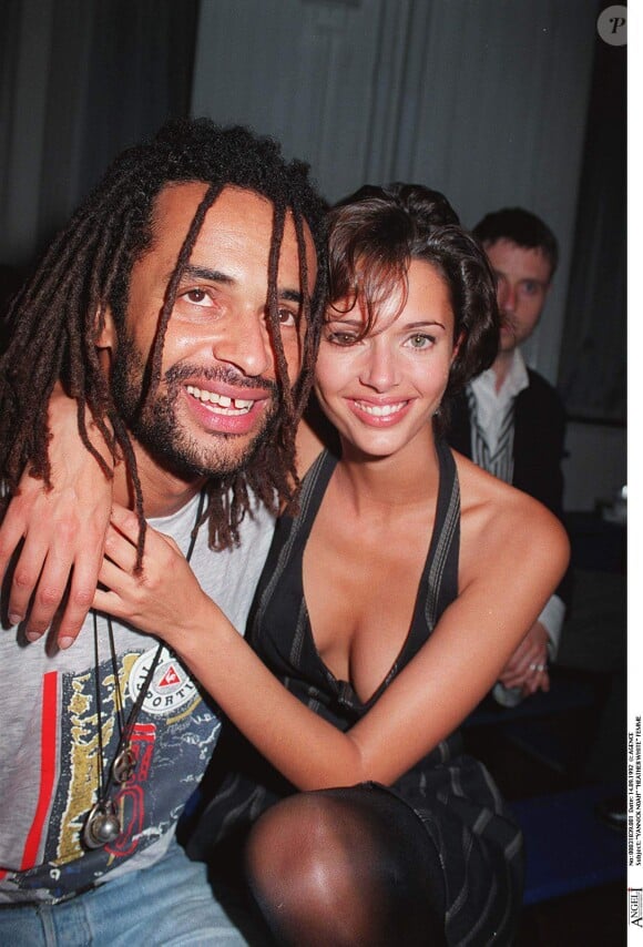 Yannick Noah et sa deuxième épouse, Heather Stewart Whyte en 1992.