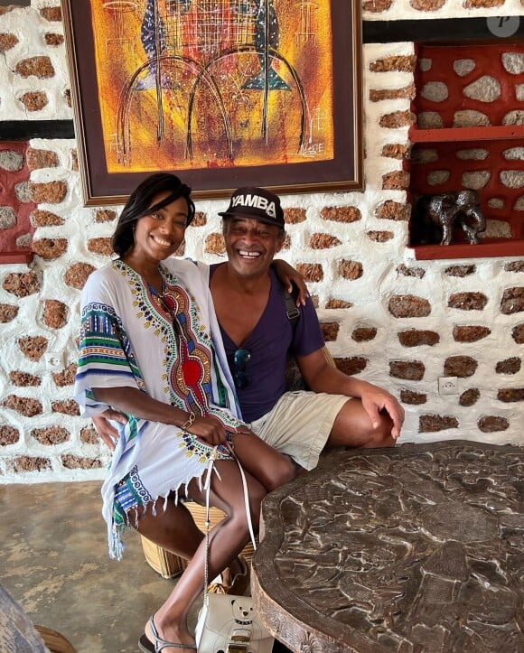 Yannick Noah et Malika, sa nouvelle compagne. ©Instagram