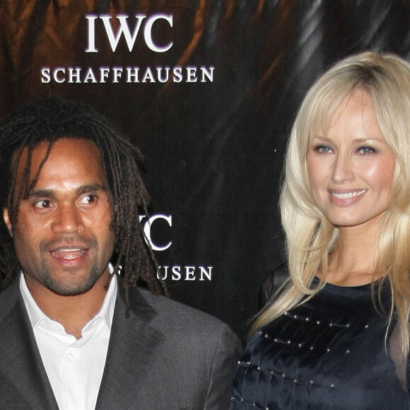Archive - Christian and Adriana Karembeu - Presentation de la montre IWC au Palais Chaillot a Paris, le 16 juin 2008. 