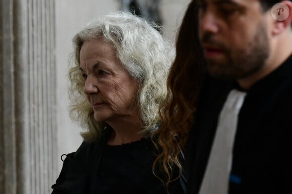 Catherine Hiegel - Arrivées au procès en diffamation de Coline Berry envers Jeane Manson au tribunal de Lyon. Le 7 mai 2024