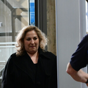 Marilou Berry - Arrivées au procès en diffamation de Coline Berry envers Jeane Manson au tribunal de Lyon. Le 7 mai 2024
