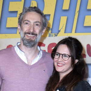 Vincent Desagnat et Mathilde Vernon assistent à l'avant-première de "Super-Héros Malgré Lui" au cinéma Grand Rex à Paris, le 31 janvier 2022. Photo par Aurore Marechal/ABACAPRESS.COM