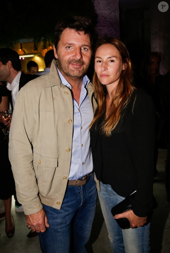 Philippe Lellouche et son épouse Vanessa Demouy assistent à la fête organisée pour célébrer le 10e anniversaire de l'Hôtel de Sers, à Paris, le 10 septembre 2014. Photo par Jerome Domine/ABACAPRESS.COM