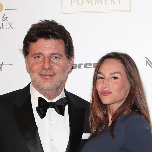 Philippe Lellouche et Vanessa Demouy au Diner des Grands Chefs Londres 2013 organisé par Relais & ; Chateaux à Old Billingsgate à Londres, le 22 avril 2013. Photo par Bakounine/ABACAPRESS.COM