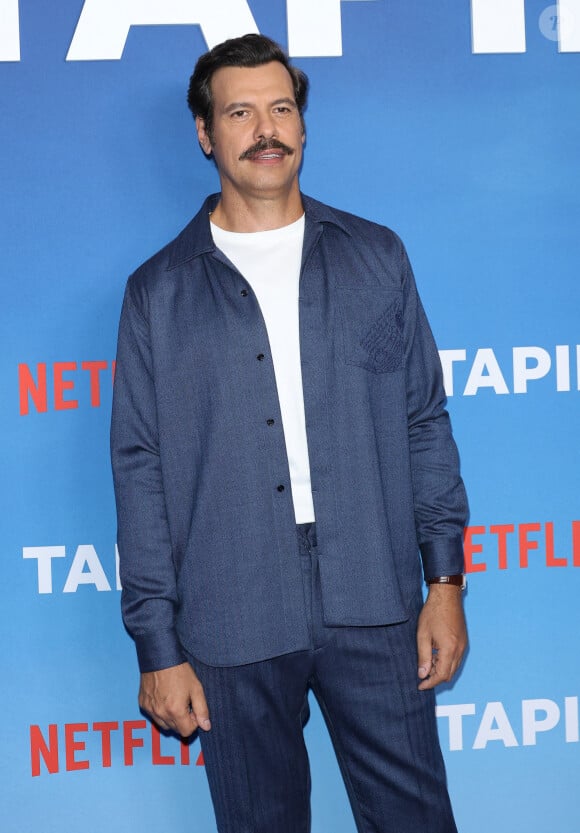 Laurent Lafitte - Avant-première Netflix de la série "Tapie" à l'UGC Normandie Paris le 11 septembre 2023. © Coadic Guirec/Bestimage