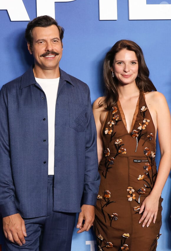 Notamment les deux acteurs qui jouent le couple principal. 
Laurent Lafitte et Joséphine Japy - Avant-première Netflix de la série "Tapie" à l'UGC Normandie Paris le 11 septembre 2023. © Coadic Guirec/Bestimage