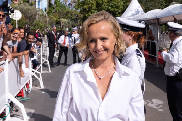 Exclusif - Caroline Roux - Arrivées à la montée des marches du film " Triangle of Sadness (Sans filtre) " lors du 75ème Festival International du Film de Cannes. Le 21 mai 2022 © Unique Agency / Bestimage