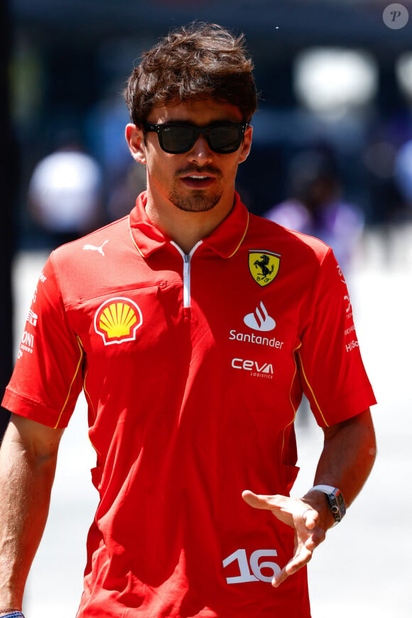 Charles Leclerc, Scuderia Ferrari lors du Grand Prix de Formule 1 (F1) de Chine au Circuit international de Shanghai, Chine, le 18 avril 2024. © Motorsport Images/Panoramic/Bestimage