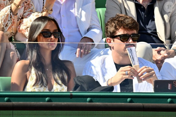 Il s'agit d'un teckel à poils longs, qui est rapidement devenu la star de ses réseaux sociaux
 
Le pilote monégasque de F1 Charles Leclerc et sa compagne Alexandra Saint Mleux lors de la finale du Rolex Masters 1000 de Monte-Carlo à Roquebrune-Cap-Martin le 14 avril 2024. © Bruno Bebert / Bestimage