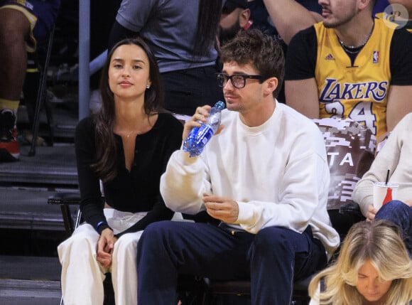 Charles Leclerc et Alexandra Saint-Mleux à Los Angeles, Californie. (Credit Image: © PI via ZUMA Press Wire)