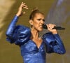 Céline Dion souffre du syndrome de l'homme raide provoquant raideurs et spasmes douloureux
Céline Dion en concert à l'occasion du festival d'été Barclaycard British dans Hyde Park à Londres.