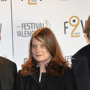 Sam Karmann, Sophie Fillières et Etienne Chatillez - Photocall de la cérémonie de clôture du 5ème Festival2cinéma de Valenciennes, le 28 mars 2015