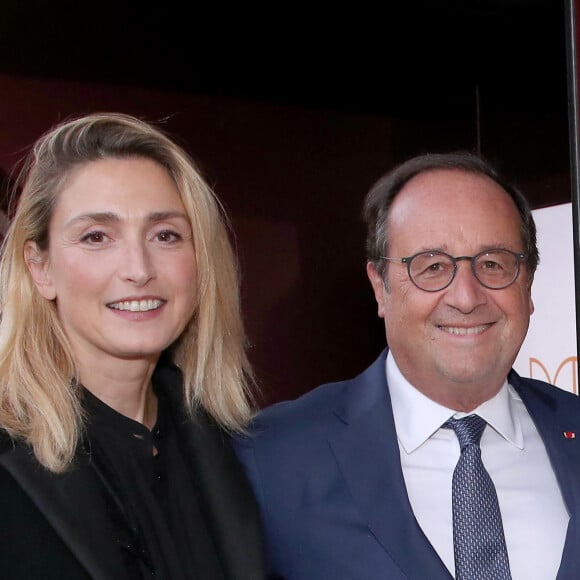 Exclusif - François Hollande et sa femme Julie Gayet - Cocktail pour l'inauguration de la Brasserie " Madame Brasserie " au 1er étage de La Tour Eiffel à Paris. Le 22 Septembre 2022. © Bertrand Rindoff Petroff-Giancarlo Gorassini / Bestimage 