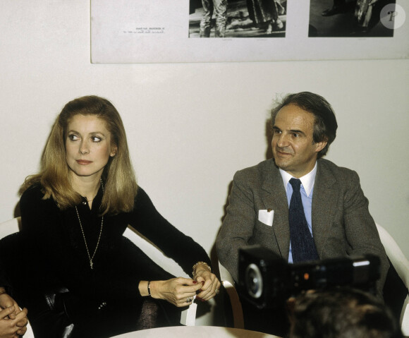 Catherine Deneuve et François Truffaut en 1969. Photo par DPA/ABACAPRESS.COM