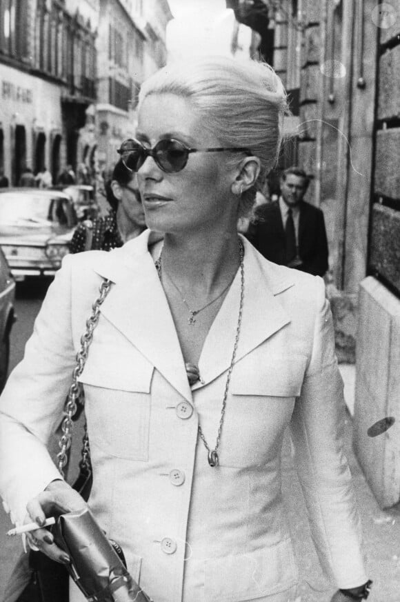 Catherine Deneuve à Rome en 1984. Photo by Alamy/ABACAPRESS.COM