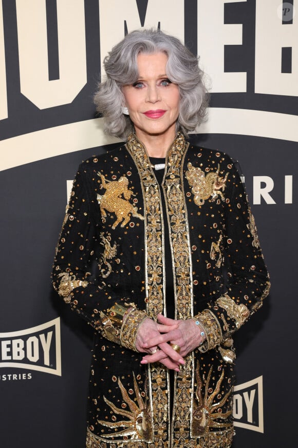 Jane Fonda au dîner de remise des prix Lo Maximo 2024 de Homeboy Industries au JW Marriott Los Angeles L.A. Le 27 avril 2024 à Los Angeles, Californie.