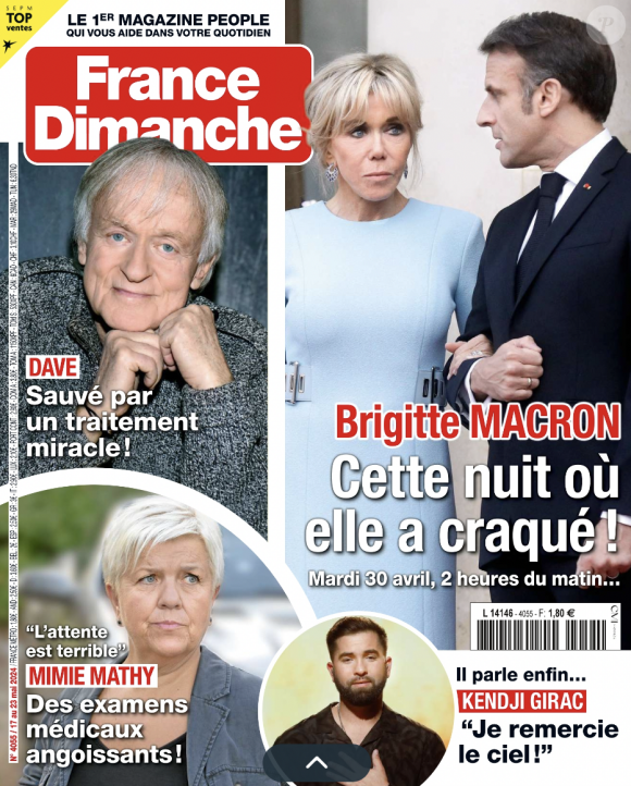 Couverture du magazine "France Dimanche" du 17 mai 2024