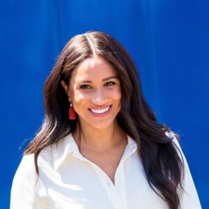 Le prince Harry, duc de Sussex, et Meghan Markle, duchesse de Sussex, visite l'association "Yes" (Youth Employment Service) qui oeuvre pour résoudre le problème du chômage des jeunes en Afrique du Sud. Johannesburg, le 2 octobre 2019. 