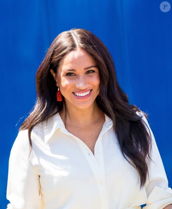 Le prince Harry, duc de Sussex, et Meghan Markle, duchesse de Sussex, visite l'association "Yes" (Youth Employment Service) qui oeuvre pour résoudre le problème du chômage des jeunes en Afrique du Sud. Johannesburg, le 2 octobre 2019. 