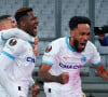 Jean Onana et Faris Moumbagna ont été bloqué sur la route par une voiture
 
Faris Pemi Moumbagna (Olympique de Marseille) - Pierre Emerick Aubameyang (Olympique de Marseille) - Match d'Europa Ligue 2024 "Marseille - Benfica (1-0 / tab 4-2)" au stade Vélodrome, le 18 avril 2024.