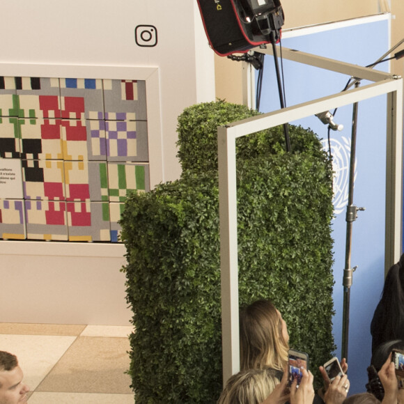 Amal Clooney lors de la 72ème assemblée générale de l'organisation des Nations-Unis (ONU) à New York City, New York, Etats-Unis, le 21 septembre 2017. 