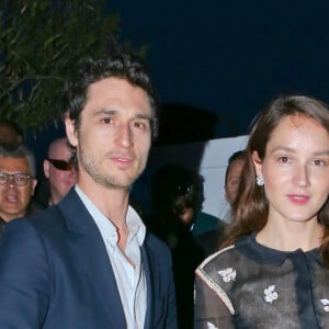 Lors du seul Festival de Cannes qu'ils ont partagé. 
Jérémie Elkaïm et Anaïs Demoustier - Soirée Chanel Vanity Fair au restaurant "Chez Tétou" lors du 68ème festival international du film de Cannes. Le 20 mai 2015 