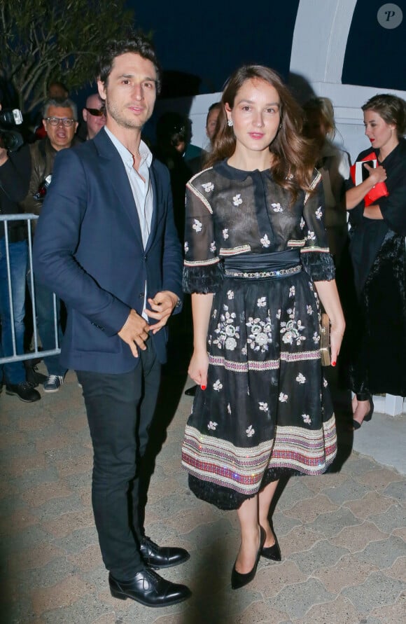 Lors du seul Festival de Cannes qu'ils ont partagé. 
Jérémie Elkaïm et Anaïs Demoustier - Soirée Chanel Vanity Fair au restaurant "Chez Tétou" lors du 68ème festival international du film de Cannes. Le 20 mai 2015 