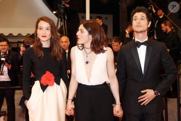 Anaïs Demoustier, Valérie Donzelli, Jérémie Elkaïm (montre Jaeger-LeCoultre) - Montée des marches du film "Marguerite & Julien" lors du 68 ème Festival International du Film de Cannes, à Cannes le 19 mai 2015. 