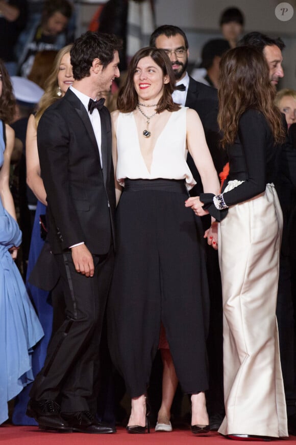 Jérémie Elkaïm, Valérie Donzelli, Anaïs Demoustier - Montée des marches du film "Marguerite & Julien" lors du 68 ème Festival International du Film de Cannes, à Cannes le 19 mai 2015. 