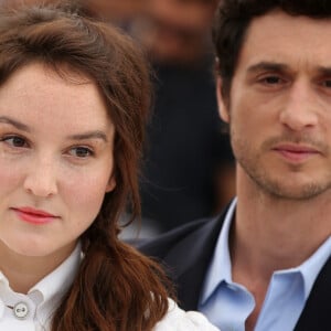 Anaïs Demoustier, Jérémie Elkaïm - Photocall du film "Marguerite & Julien" lors du 68ème festival international du film de Cannes le 19 mai 2015. 