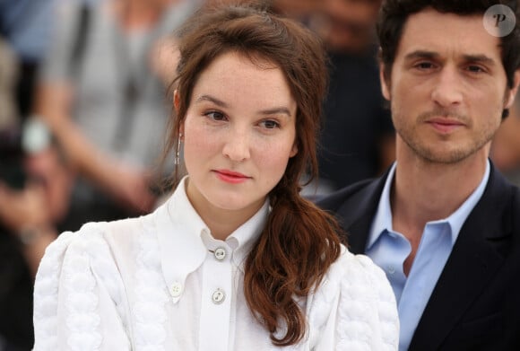 Anaïs Demoustier, Jérémie Elkaïm - Photocall du film "Marguerite & Julien" lors du 68ème festival international du film de Cannes le 19 mai 2015. 