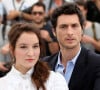 Ils ont ensuite eu une petite fille ensemble. 
Anaïs Demoustier, Jérémie Elkaïm - Photocall du film "Marguerite & Julien" lors du 68ème festival international du film de Cannes le 19 mai 2015. 