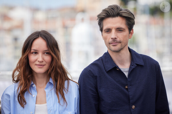 Anaïs Demoustier, Raphaël Personnaz au photocall du jury "Camera d'Or" lors du 76ème Festival International du Film de Cannes, le 17 mai 2023. © Dominique Jacovides/Cyril Moreau/Bestimage 