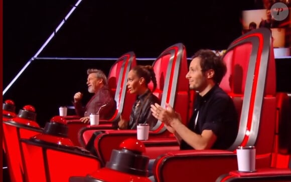 Florent Pagny, Amel Bent et Vianney sur le plateau de "The Voice"