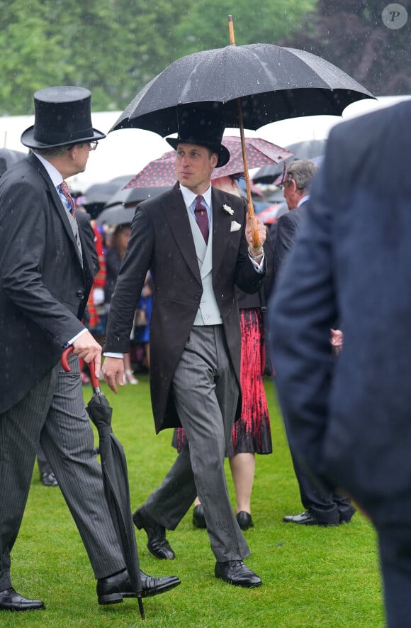 Le prince William, prince de Galles, et les invités lors de la "Garden Party du Souverain" au palais de Buckingham à Londres