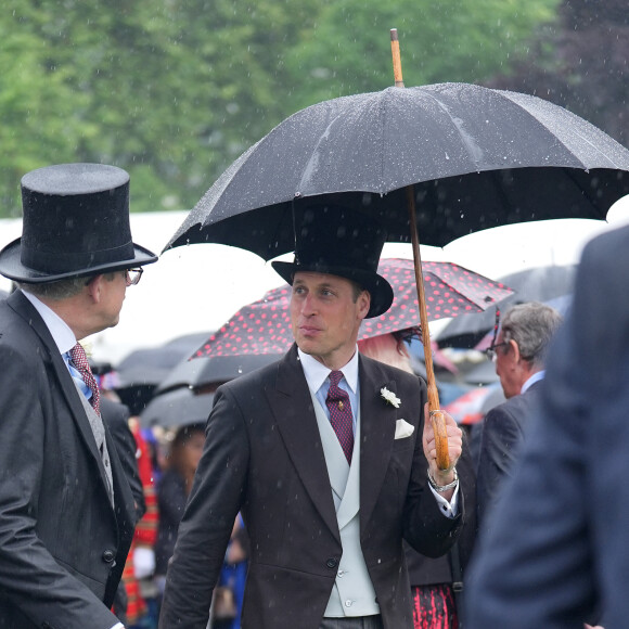 Le prince William, prince de Galles, et les invités lors de la "Garden Party du Souverain" au palais de Buckingham à Londres